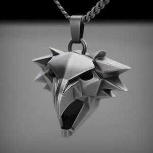 Sterling Silver Griffin Medallion Necklace: Mythical Fantasy Pendant