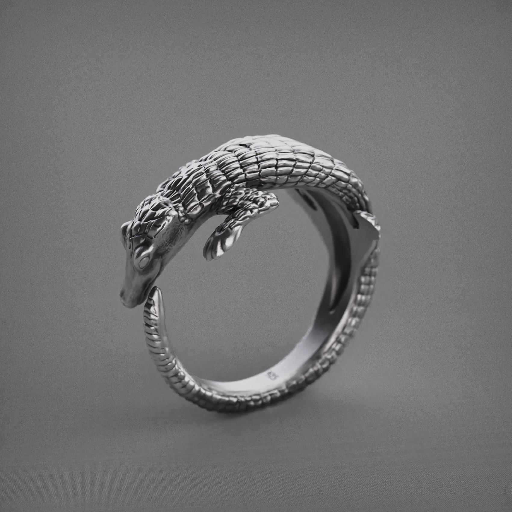Crocodile ring - Etsy 日本