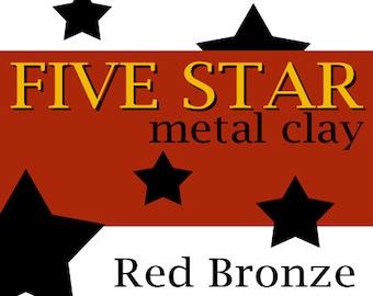 Five Star Red Bronze Clay 25g torch and kiln firable