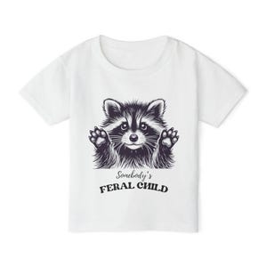 Feral Child Toddler T-Shirt, Feral Child Tee, Cute Kids Apparel, Animal Lover Gift, Playful Infant Shirt, Birthday Party Outfit