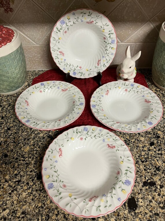 Vintage Johnson Bros Summer Chintz Soup Bowl or Salad Bowl 4 Piece Set Housewarming Gift Wedding Gift Friendship Gift Etsy Israel