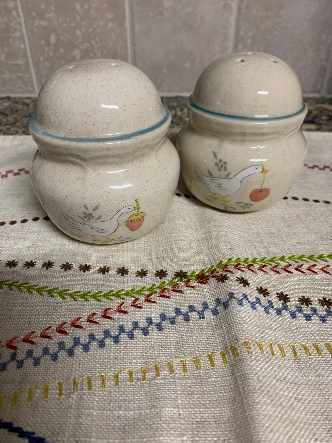 Vintage International China Marmalade Salt and Pepper Shaker Etsy