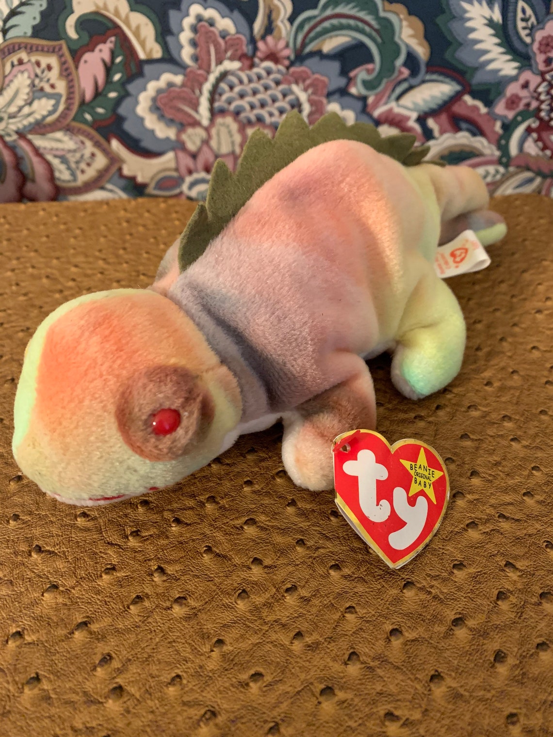 Vintage TY Beanie Baby Iggy Lizard Vintage Plush Lizard Etsy