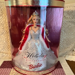 Barbie Doll Holiday Celebration Barbie 2001 Barbie Birthday Gift Friendship Gift Christmas Gift Valentines Gift Birthday Gift Christmas Doll