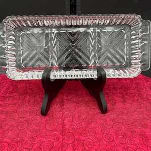 Trinket Tray Relish Tray 3 Part Relish Tray Vintage Clear Glass Relish Tray Birthday Gift Housewarming Gift Candy Dish Friendship Gift