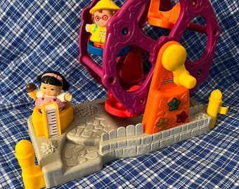 Vintage 2003 Fisher Price Little People Ferris Wheel Toy Birthday Gift Baby Shower Gift Friendship Gift Christmas Gift Toddler Toy Ferris