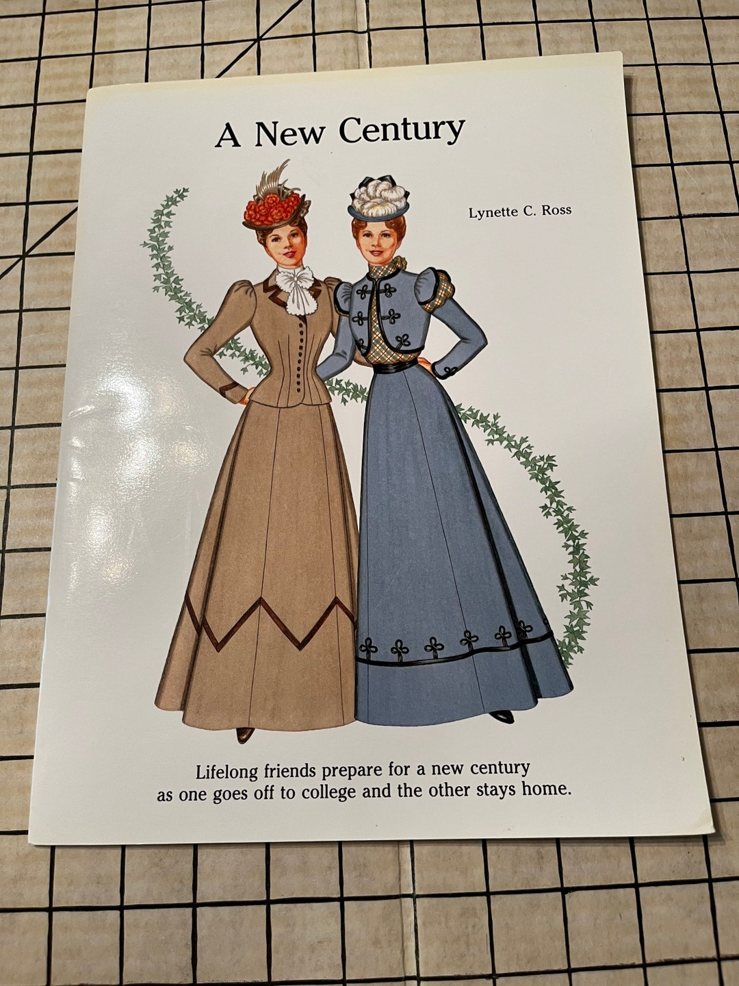Vintage Paper Doll Book A New Century by Ross Gibson Girl Paper
