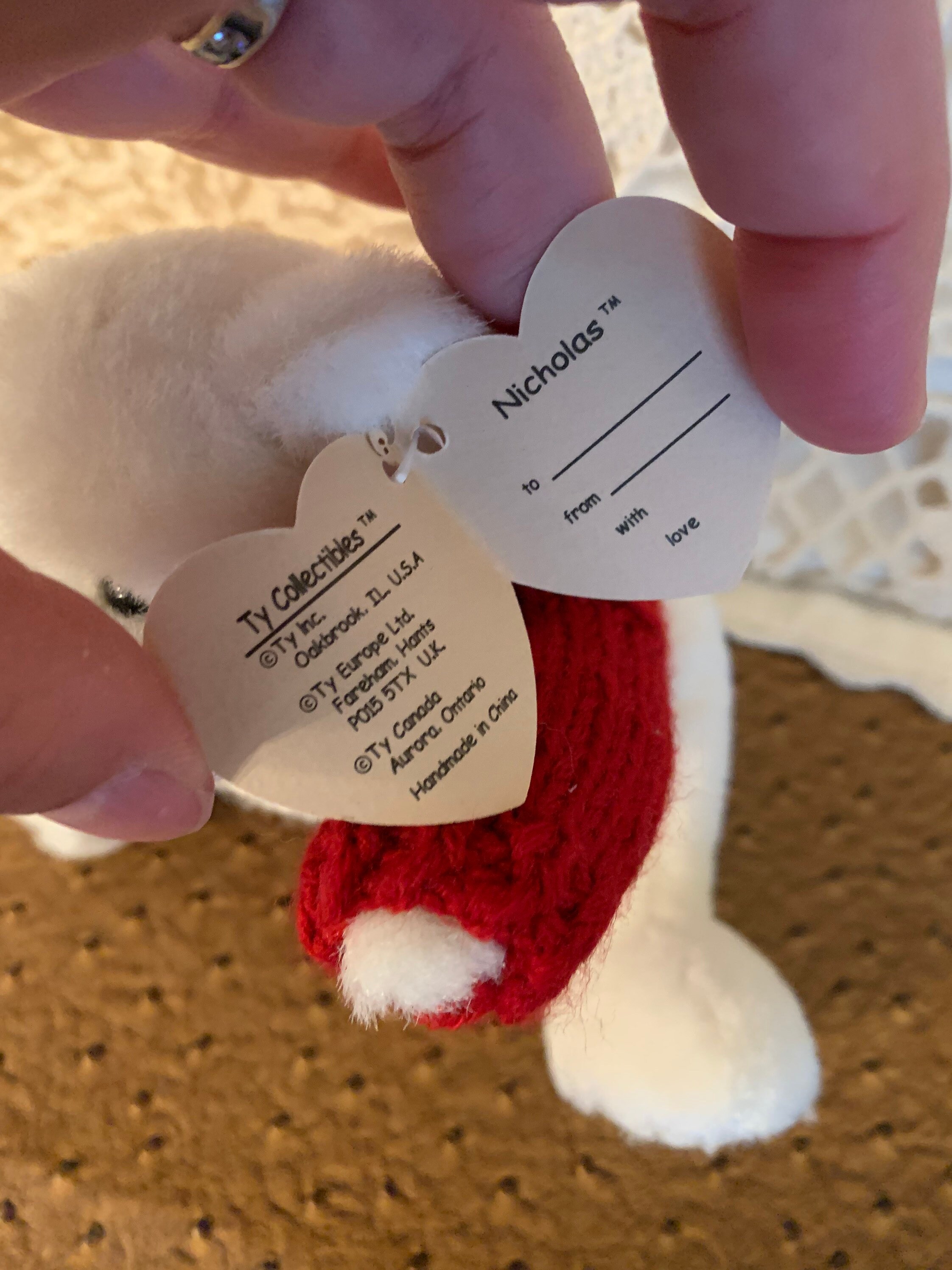 Nicholas beanie baby deals