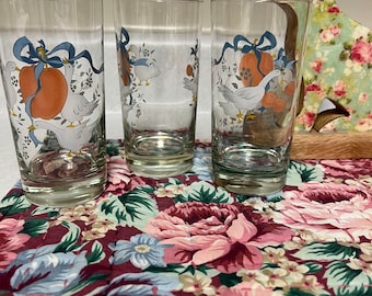 Vintage International China Marmalade 3 Piece Tea Glass Set Soda Glass Set milk Glass set Wedding Gift Friendship Gift Birthday Gift
