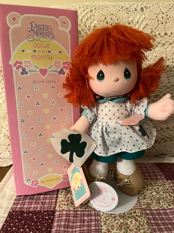 Vintage Precious Moments March Birthday Soft Doll by Applause