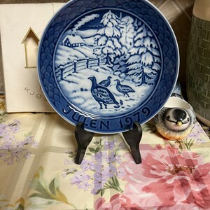 Vintage Grande Danica 1979 Jules Bird Decorative Porcelain Decorative Plate Made in Denmark Friendship Gift Birthday Gift