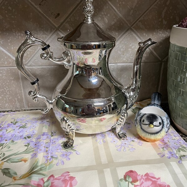 International Silver Company Teapot Etsy