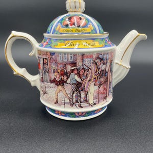 Dickens Christmas Teapot - Etsy