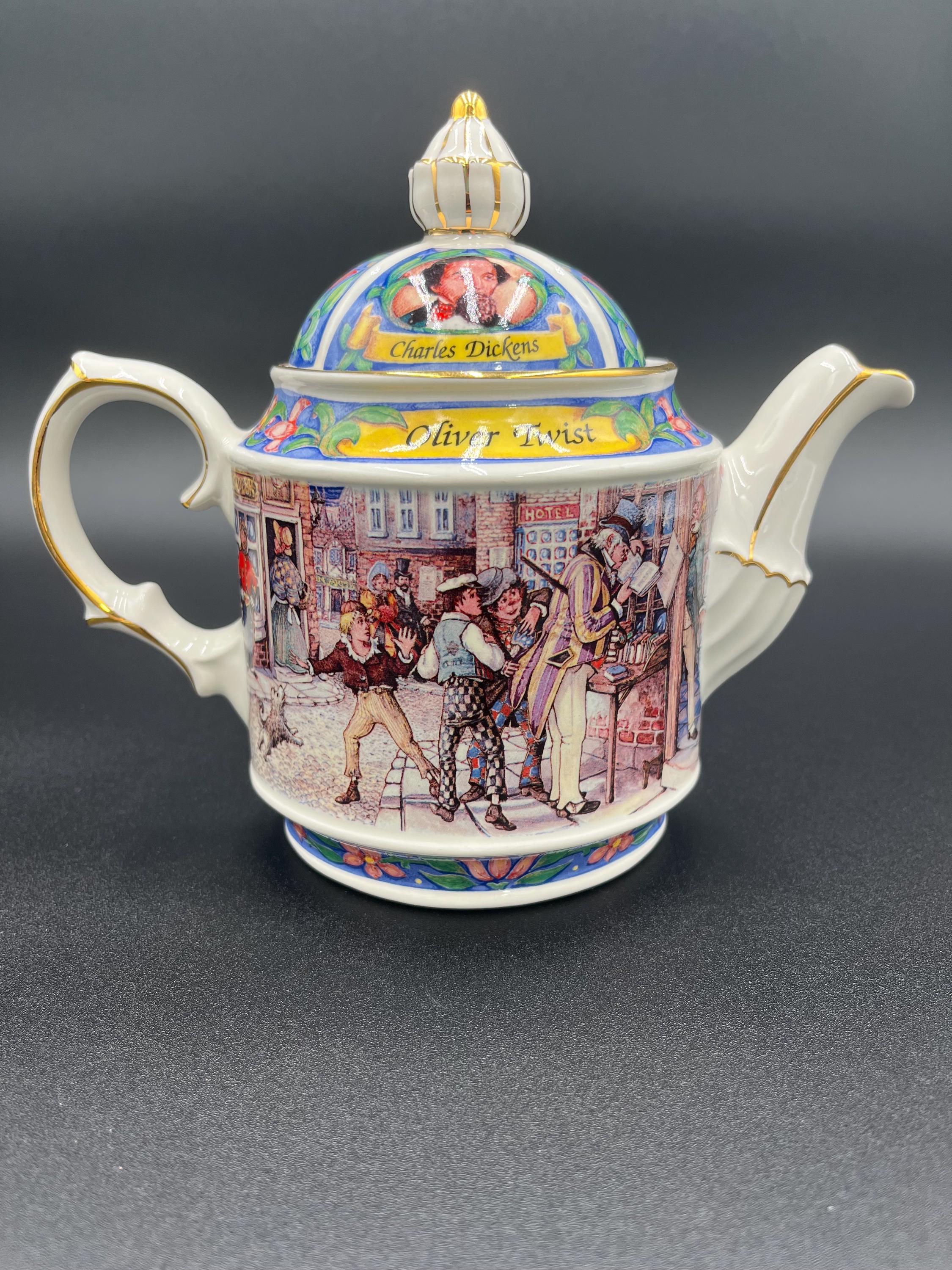 Charles Dickens Teapot - Etsy