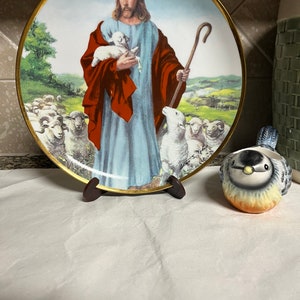 Vintage Franklin Mint &#39;The Lord Is My Shepherd&#39; Decorative Plate