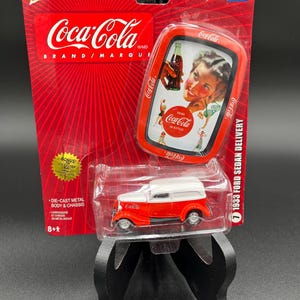 1933 Coca Cola Delivery Sedan: Die-Cast Metal Toy Car