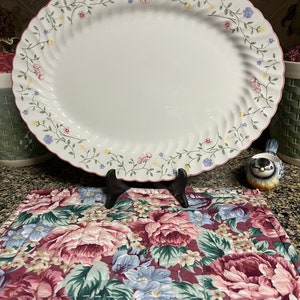 Vintage Johnson Brothers Summer Chintz Large Serving Platter Housewarming Gift Friendship Gift Wedding Gift Birthday Gift Replacement China
