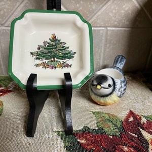 Vintage Spode Christmas Tree Ashtray Birthday Gift Friendship Gift Christmas Gift Office  Bachelor Party Gift Christmas Ashtray