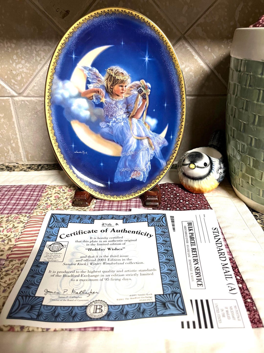 The Bradford Exchange Collectors Plate (1981) ?Valentine?s Day? Bradex