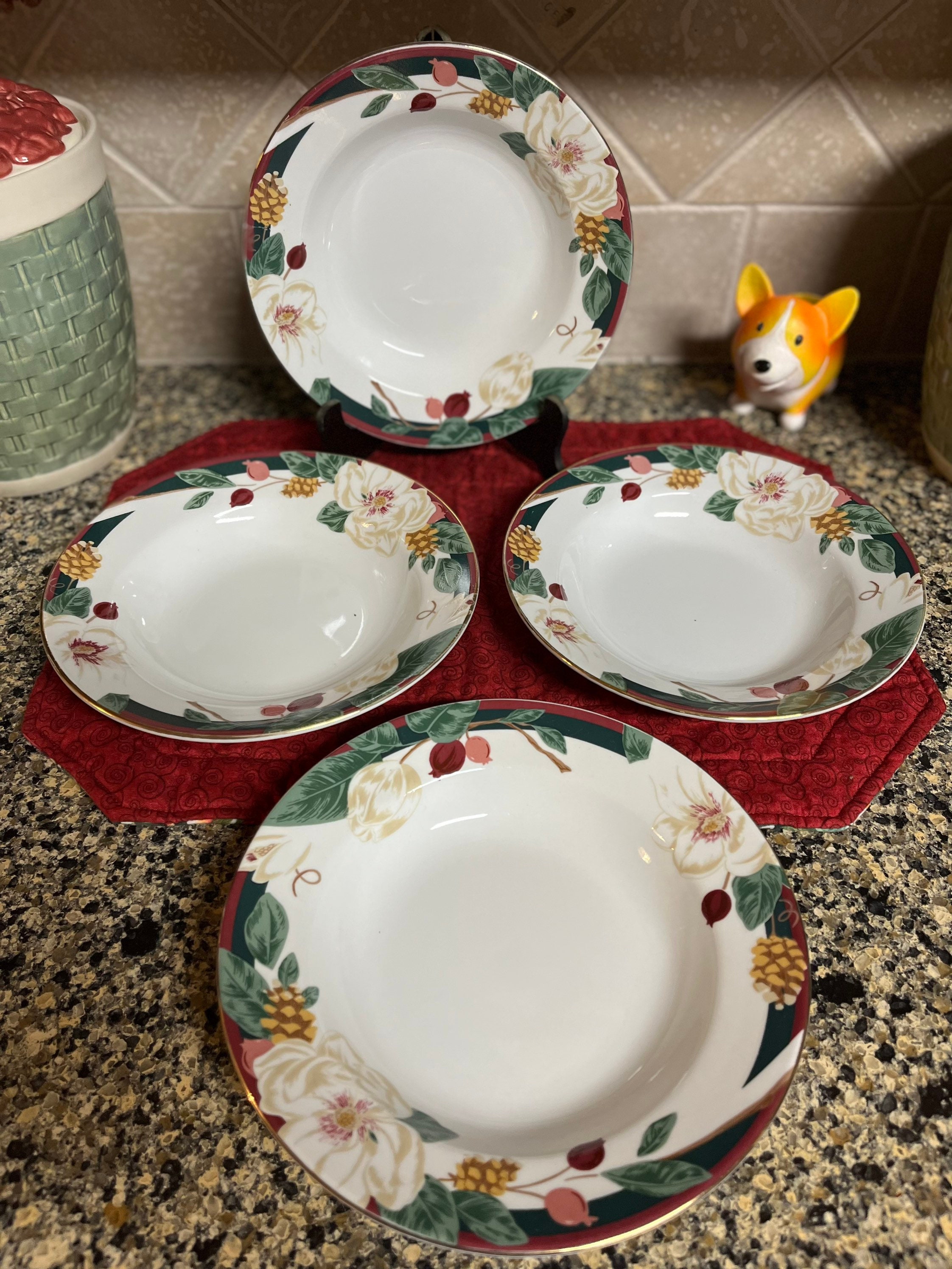 Dinnerware Sets Tienshan Stoneware Price Magnolia Dinnerware Set
