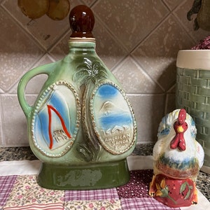 Vintage Jim Beam American Samoa Decanter: Regal China, 1973