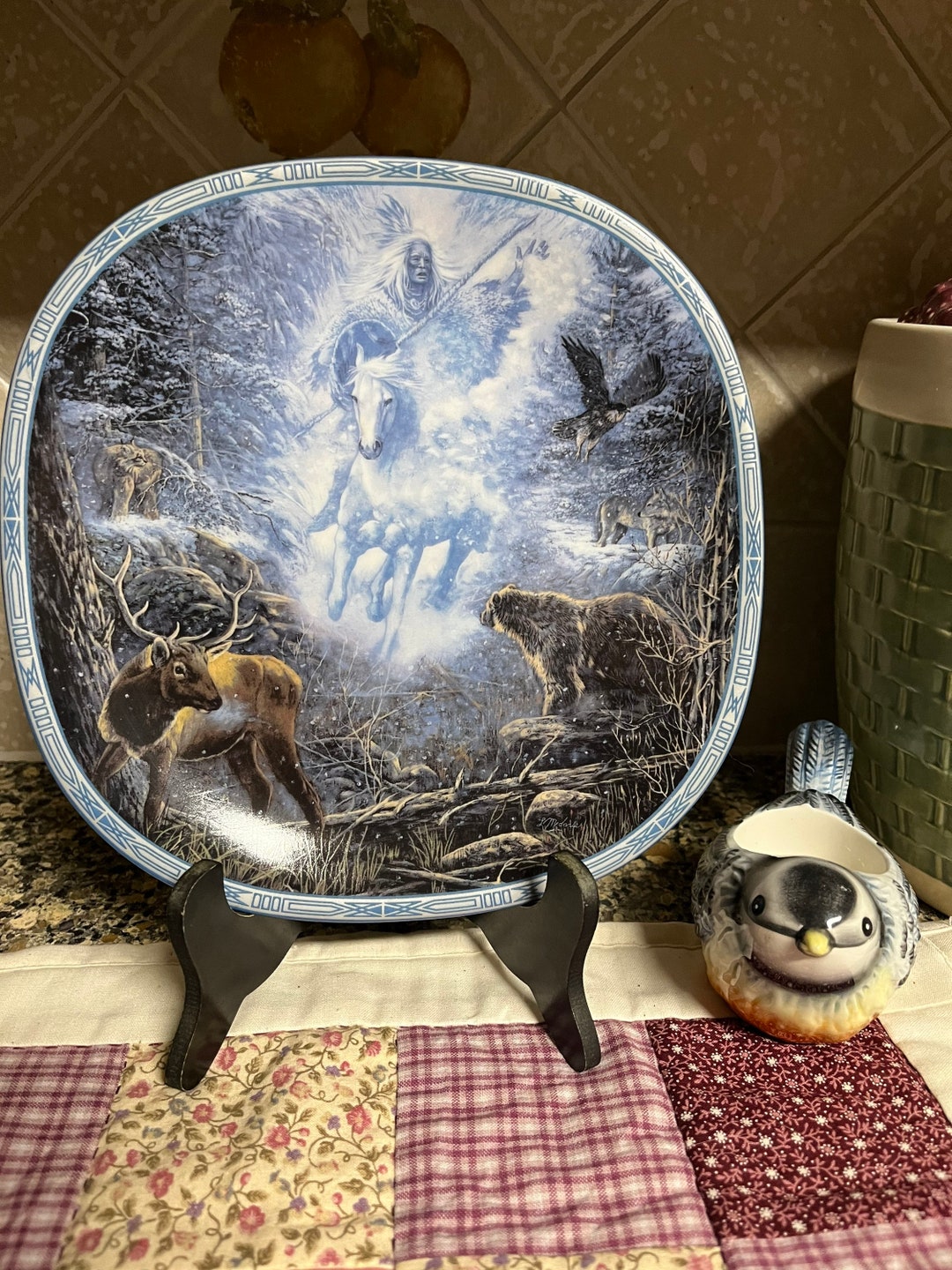 Vintage Bradford Exchange Decorative Collectors Plate Snow Etsy