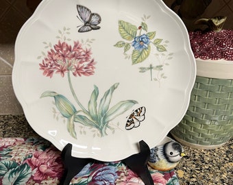 Porcelain Lenox Butterfly Dinner Plates Butterfly Meadow Lenox