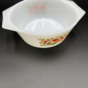 Vintage Arcopal French Hen Bowl: Fall Colors Baking Dish
