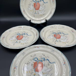Vintage Marmalade Goose Dinner Plate Set: International Tableworks China