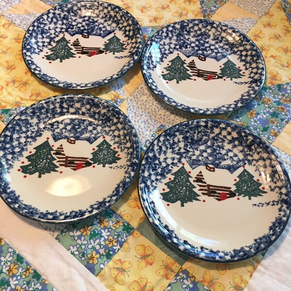 Christmas Dinnerware Etsy
