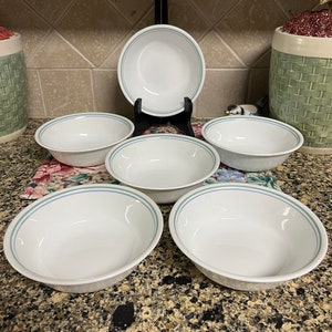 Vintage Corelle Country Cottage Bowls: 6-Piece Soup Cereal Set