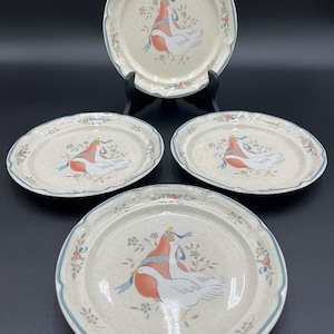International China Marmalade 4-teiliges Dessertteller-Set International Tableworks China Made in Japan Ersatzporzellan Housewarming Geschenk