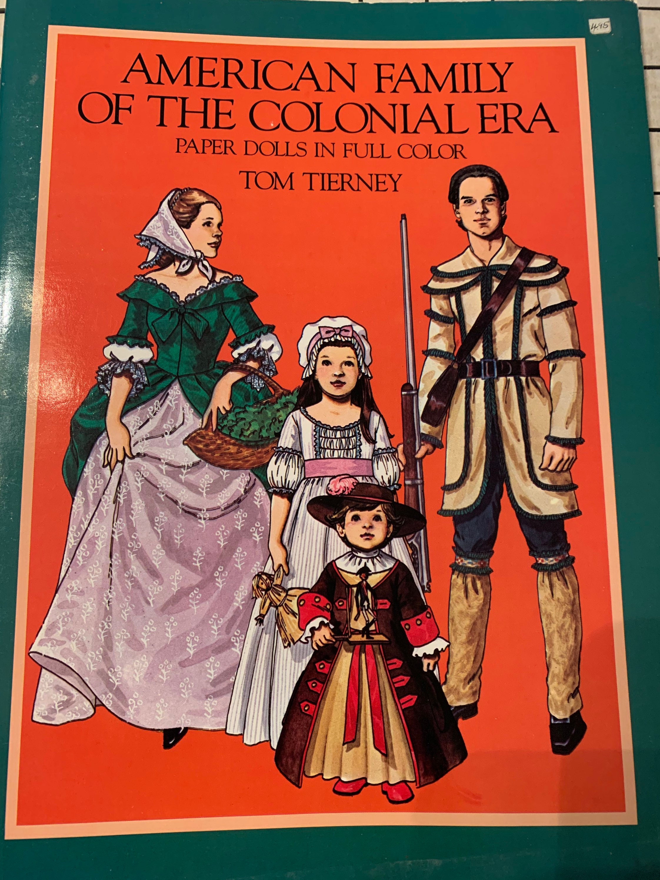 American Family of the 1890s Paper Dolls Tom Tierney 1987 new uncut Vintage 