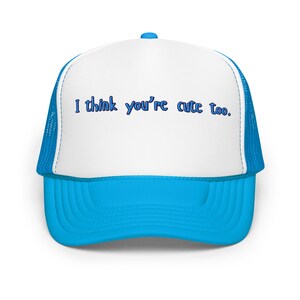 Trendy Trucker Hat,Embroidered Trucker Hat, Funny Quote Hat, Otto Cap, Trendy Phrase Cap, Gift for Him or Her, Snapback Mesh Hat