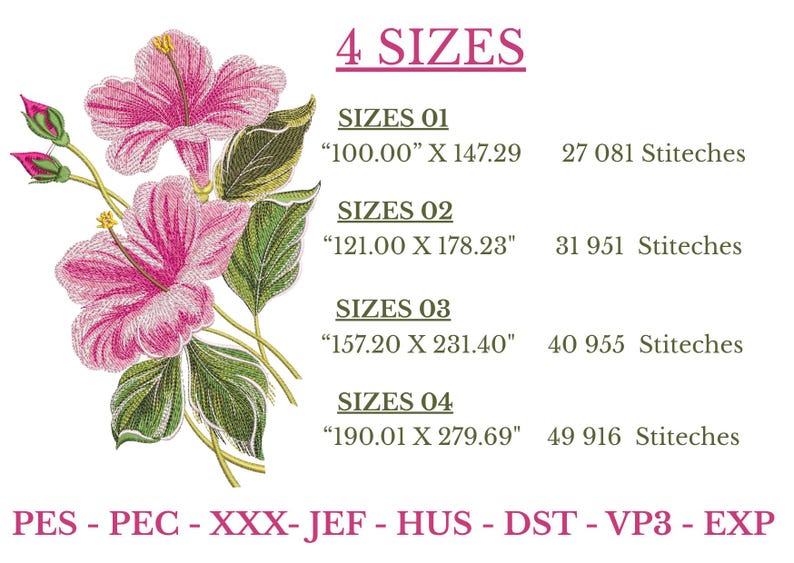 Flower Embroidery Designs - Flower Embroidery Pattern, Machine ...