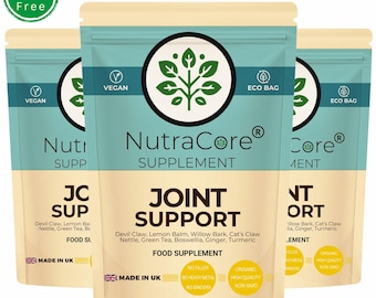 Joint Support Capsules 6000mg: Vegan Plant-Based Supplement