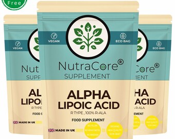 R Alpha Lipoic Acid 550mg: Vegan ALA Supplement - NutraCore