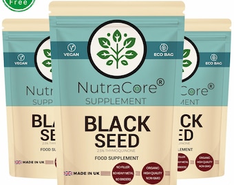 Black Seed Oil 1000mg Vegan Capsules - NutraCore