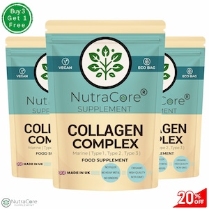 Collagen Complex 750mg Marine Collagen Capsules Pure Collagen Powder Eco-friendly Natural Supplements-NutraCore