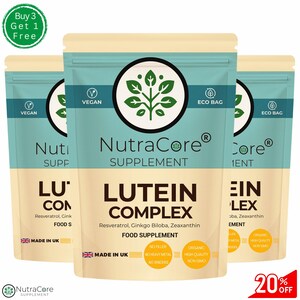 Luteinkomplexextraktkapslar 700 mg: Veganskt växtbaserat tillskott