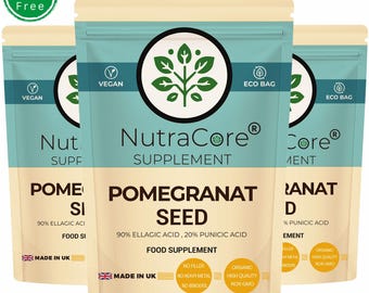 Pomegranate Seed Capsules 5000mg: Vegan Plant-Based Supplement