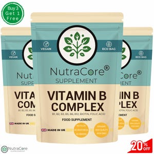 Vitamin B Complex Capsules: Clean, Natural, Plant-Based Supplements
