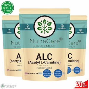 Acetyl L-Carnitine 600mg Capsules: High Potency Vegan Supplement
