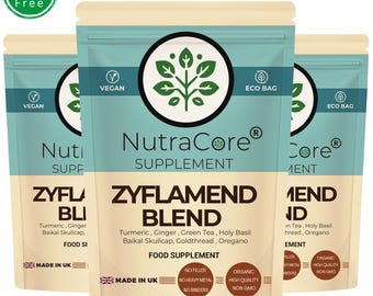 Zyflamend Mix Capsules 650mg Clean Extract Natural Supplement High Potency  Vegan-NutraCore