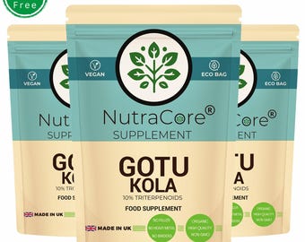 Gotu Kola Capsules 5000mg: Vegan Plant-Based Supplement