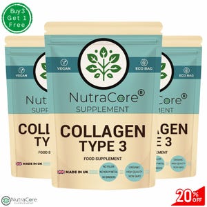 Collagen Capsules 600 mg: Typ 3, Hochpotenz