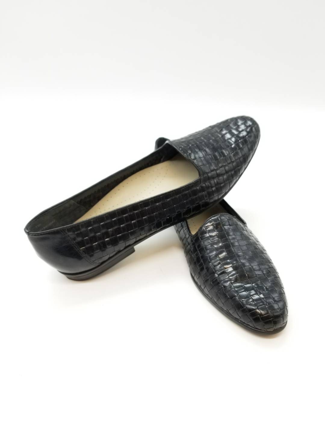 Trotters Genuine Leather Woven Loafers Vintage Trotters Women main image 4