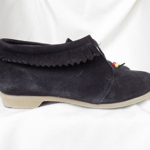 ROAMAN'S Black Suede High Top Moccasins image 3