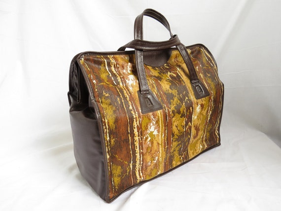 BARK BROWN DOCTOR Bag Vinyl Hinge Frame Tote - image 3