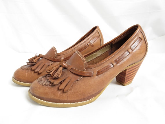 moccasin heels